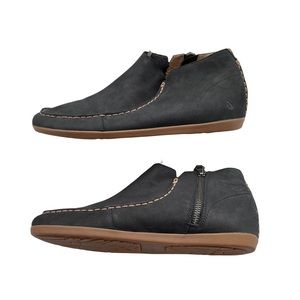 NWOT OLUKAI WOMENS WALI BOOT MOCCASIN SNEAKER SHOE BLACK 8-1/2